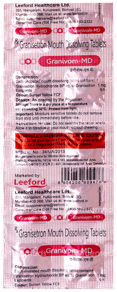 Granivom Md Tablet 10
